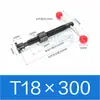 Juego de husillo de bolas tipo T Accesorio Tornillo trapezoidal Husillo de bolas trapezoidal Maquinaria para carpintería Abrazadera para husillo de bolas