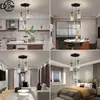 Lámpara de comedor de cristal de lujo ligero transfronteriza, candelabro estilo industrial americano enchufable, barra de bar, candelabro pequeño de hierro largo de tres cabezas