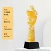 Novo Troféu de Cristal de Vidro com Animal, Troféu Comemorativo de Prêmio de Funcionário Destaque, Troféu de Aniversário de Alto Padrão e Atmosférico