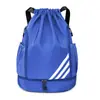 Bolsa de baloncesto de bolsillo con cordón para el hombro, bolsa de entrenamiento de fútbol, bolsa de baloncesto de tela Oxford, bolsa de publicidad para clubes, venta al por mayor