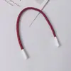 Corda Sólida Redonda Colorida Revestida de Borracha para Bolsas, Cós de Calças Esportivas, Capuzes de Moletom Casuais, Cordões, Corda Sólida Revestida de Borracha