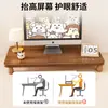 Organizador de escritorio, soporte para computadora de escritorio, elevador de monitor, base para pantalla de visualización, soporte de escritorio