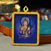 Caja gawu thangka colgante de los Ocho Budas Guardianes 4*5 thangka Colgante de joyería estilo étnico colgante venta al por mayor