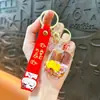 Llavero de Arena Líquida Transfronterizo Lindo Colgante de Arena Fluida Líquida Llavero Accesorios para Bolsos Regalo Venta al por Mayor de Comercio Exterior