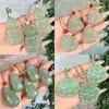 Collar con Colgante de Buda Guanyin de Jade Aventurina Natural Colgante Pixiu Ruyi de Piedra Aventurina Colgante de Jade Popular para Transmisión en Vivo