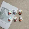 Accesorios de Resina Brillantes del Chef Kt Cat Muñeco de Dibujos Animados Adornos Pequeños para DIY Materiales de Decoración Venta al por Mayor Materiales para Zapatos Croc
