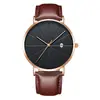 AliExpress Popular Relógio Calendário Fino de Meridiano Distinto Moda Masculina Negócios Feminino Pulseira de Malha Relógio de Quartzo