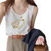 Camiseta de algodón acanalada para mujer, camisola para llevar debajo de un traje, nuevo top de verano ajustado que disimula los rollitos laterales, se puede usar como capa exterior