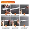 Fila de Ganchos de Acero Inoxidable 304 Transfronteriza, Almacenamiento Montado en Pared, Ganchos Adhesivos para Baño sin Taladro, Ganchos Adhesivos Fuertes