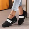 Zapatos para Mujer de Suela Gruesa con Amortiguación de Aire, Malla Transpirable Hueca, Puntera Reforzada, Mocasines sin Talón, Zapatos Perezosos para Mujer de Comercio Exterior Talla Grande