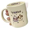 Taza de Dibujos Animados Taza de Agua de Cerámica Taza de Café para Pareja Taza de Desayuno de Alto Valor Taza de Cerámica Personalizada
