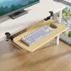 Bandeja para teclado para escritorio de computadora, bandeja extensible para teclado y mouse, tablero de extensión de escritorio, escritorio para juegos con longitud extendida