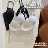 Camisola con Almohadillas para Mujer para Usar Afuera y Adentro, Top Tubo Envolvente para Pecho para Chicas Estudiantes, Lencería Todo en Uno Ajustada y con Espalda Hermosa