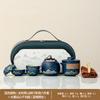 Bule de Chá Cerâmico de Alta Qualidade, Copo Rápido para Carro, Conjunto de Chá Kung Fu Personalizado Estilo Chinês Qingshan Yanhe, Atacado Personalizado