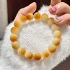 Pulsera de Hilo con Cuentas Redondas de Raíz de Bodhi Mariposa de Jade Morado Directo de Fábrica para que los Estudiantes Jueguen en el Dedo Pulsera Suave de Raíz de Bodhi Cuentas de Buda