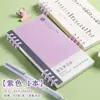 Cuaderno de memoria de palabras en inglés para estudiantes, cuaderno de recitación y escritura de la curva de memoria de Ebbinghaus, cuaderno de bolsillo para estudiantes de secundaria y preparatoria