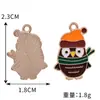 Bestseller transfronterizo hoja de arce calabaza pavo ardilla creativo accesorio DIY llavero colgante pequeño
