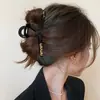 Presilha de Cabelo Borboleta Estilo Novo 2026, Piranha Floral Vintage Média e Grande, Presilha de Cabelo para Cabelo Grosso de Início de Primavera, Presilha em Formato de Coração