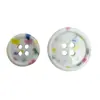 Botones Adorables de Colores con Manchas para Ropa DIY Infantil, Pinzas para el Cabello, Accesorios para Bolsos, Botones de Resina para Suéteres