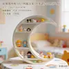 Decoração de Casa de Bonecas com Laço 3D Modelo de Armário Suporte de Exibição Multicamadas Brinquedo Bule Camada de Exibição de Perfume Prateleira de Exibição em Camadas