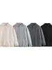 Suéter cárdigan gris del mismo estilo de Wang Anyu para hombre, capa interior de punto cleanfit de invierno, prenda exterior gruesa casual de peso pesado