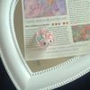 Horquilla con clip superior de Sanrio con forma de corazón para niña, accesorio para el cabello con combinación de Kulomi