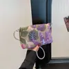 Bolsa de Ombro/Transversal com Bordado de Flor Lantejoula Verão 2025 Nova Moda Versátil Design de Nicho Costura