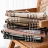 Bufanda de Moda de Alta Gama Otoño e Invierno, Chal de Cuadros Grandes, Bufanda Larga Gruesa Cálida para Pareja, Bufanda Larga Melard para Mujer