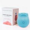 Vibrador Cross-border Rose Meet Huan Suck Egg Jumping Vibrador Massageador Feminino Suprimentos Femininos Adultos