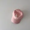 Serie Rosa Popular Coreana Sombreros para Niños Primavera y Verano Gorra de Béisbol para Bebé con Letra P Protección Solar para Niñas