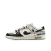 Zapatos Putian Originales Puros Dunk Cordones Desconstruidos Torre Conejo Línea Paralela Exploración del Universo Campus Tenis de Caña Baja Zapatos Blancos