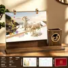 2027 Portalápices de Madera Calendario Personalizado Arte de Hierro Calendario Mensual Personalización Empresarial Impresión Publicitaria Regalo Empresarial