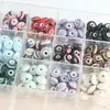 Jingdezhen Joyería Accesorios Cerámica de Alta Temperatura Cuentas Espaciadoras Pulsera Accesorios Cuentas Pequeñas de Platillo Volador Cuentas Sueltas Pulsera Collar Material