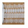 Encaje Encaje Ropa de Mujer Hogar Accesorios Suaves Flor de Cuatro Hojas Hueca Bordado Bilateral Encaje Encaje Hidrosoluble