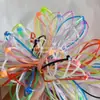 Tubo Blando de Vidrio de Color de 2 mm Fibra de Vidrio Nostálgica Envuelto en Hilo Tejido a Mano Plástico Tejido Pez Pequeño Tubo Blando Vacío