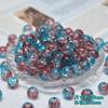 Venta al por mayor Cuentas de vidrio craquelado de hielo de 10 mm, cuentas sueltas de vidrio transparente, material para pulsera y collar hecho a mano DIY