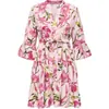Vestido Estampado de Moda Europeia e Americana para Mulheres - Novo Estilo Primavera 2026 - Elegante, Solto, com Amarração - Venda Cruzada Amazon