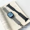 Adequado para Apple Watch 11ª Geração 10/987 Apple Se Nova Pulseira de Relógio de Metal de Aço Inoxidável Vazada de Cinco Contas