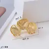 Pinza para el Cabello de Aleación con Forma de Estrella de Mar y Concha de Lujo Ligero Transfronterizo, Pinza de Tiburón, Pasador de Gama Alta, Pinza de Garra, Pinza para la Parte Posterior de la Cabeza, Accesorios para el Cabello al por Mayor