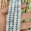Cuentas de Ábaco Teñidas al Agua de 8x5 mm, Cuentas de Vidrio que No se Desvanecen, Cuentas Sueltas de Vidrio, Materiales para Joyería de Pulseras, Venta al por Mayor para Manualidades con Cuentas