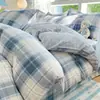 Xiang Ling Premium Fresco e Estilo Simples Algodão Puro Estampa de Desenho Animado Conjunto de Quatro Peças Capa de Edredom Única Série de Roupa de Cama