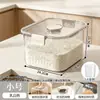 Balde de Arroz Doméstico Novo Estilo à Prova de Insetos à Prova de Umidade Selado de Grau Alimentício Recipiente de Arroz para Armazenar Arroz Caixa de Armazenamento de Arroz Caixa de Armazenamento de Grãos de Arroz