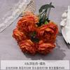 Flores Artificiales con 5 Cabezas de Peonías, Flores Falsas para Arreglos de Piso, Decoraciones para Salón de Bodas, Arreglos de Flores de Plástico, Decoración de Arte Floral con un Toque de Lujo