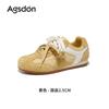 Zapatos de Entrenamiento Alemanes Rojos Aogu Shiden para Mujer 2026 Nuevo Verano Año Nuevo Zodiaco Bodas Zapatos Planos Casuales
