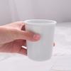 MUJI Caneca de Cerâmica para Gargarejo Criativa Porta-Escova de Dentes Porcelana Branca Caneca de Gargarejo Simples Doméstica Copo de Água Boa Produção de Logo