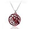 Cine y televisión alrededor de Europa y Estados Unidos nueve grandes familia Targaryen dragón de tres cabezas Stark collar con cabeza de lobo colgante de comercio exterior transfronterizo