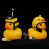 Coche de Equilibrio Deslizante para Bicicleta de Pato Rompiendo Casco de Pato Amarillo Accesorios de Decoración para Motocicleta Coche Eléctrico Llavero
