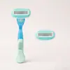 Depiladora Manual para Mujer de Cinco Capas Ultra Delgada Herramienta de Depilación Cuchilla Anti-Rayaduras para Depilar Pelo de Piernas y Axilas