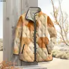 Ropa de Algodón Acolchado Moda Personalizada Estampada Nuevo Estilo para Mujer Chaqueta de Forro Polar Acolchada de Algodón Otoño e Invierno Transfronterizo Temu