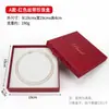 Caja para Set de Joyería con Lazo, Caja para Joyería de Pulsera y Collar de Perlas, Caja de Regalo para Empaque de Set de Tres Piezas de Joyería Dorada